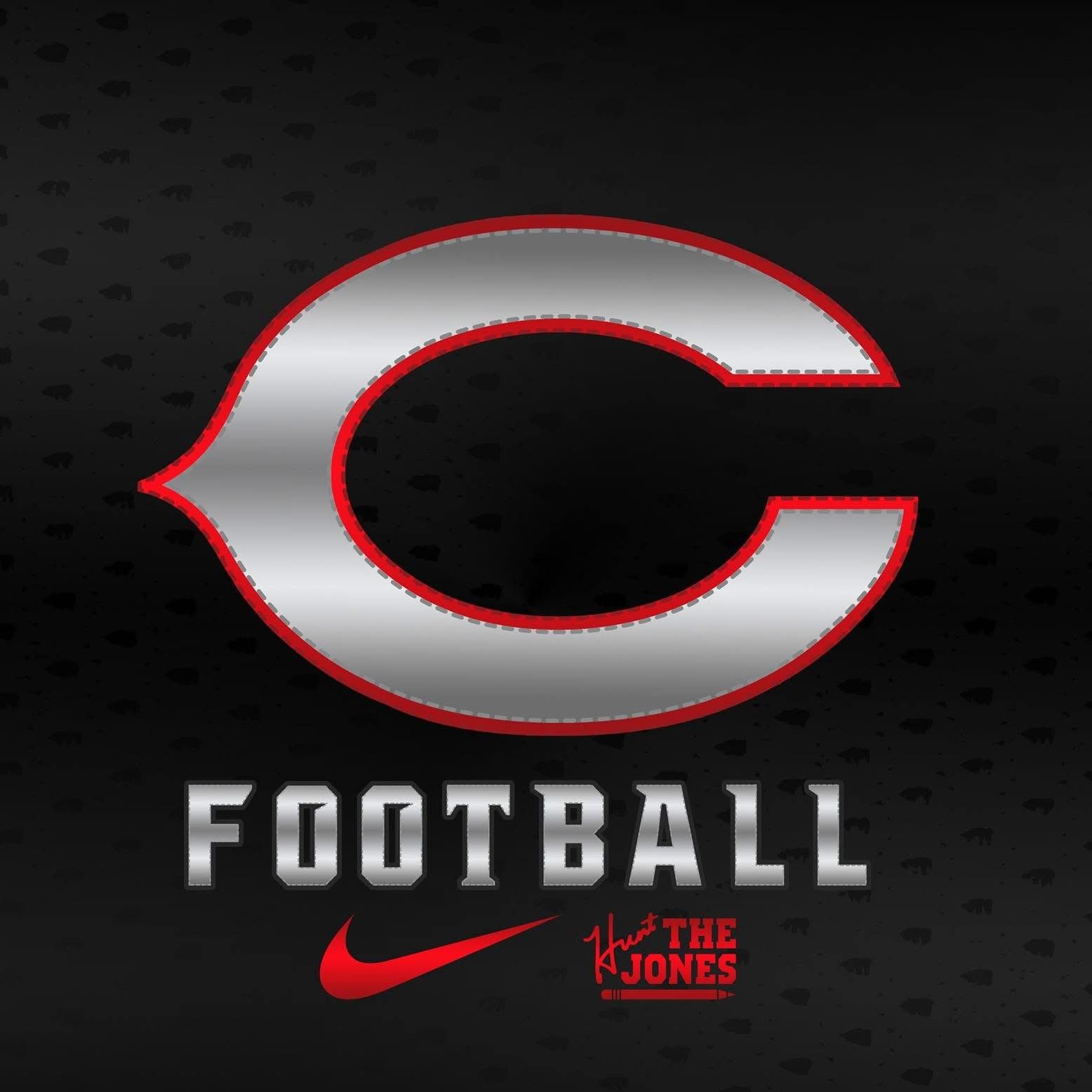 Football helmet logo
